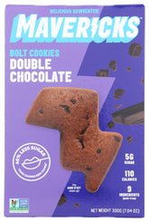 Mavericks, Double Chocolate Bolt Cookies, 7oz